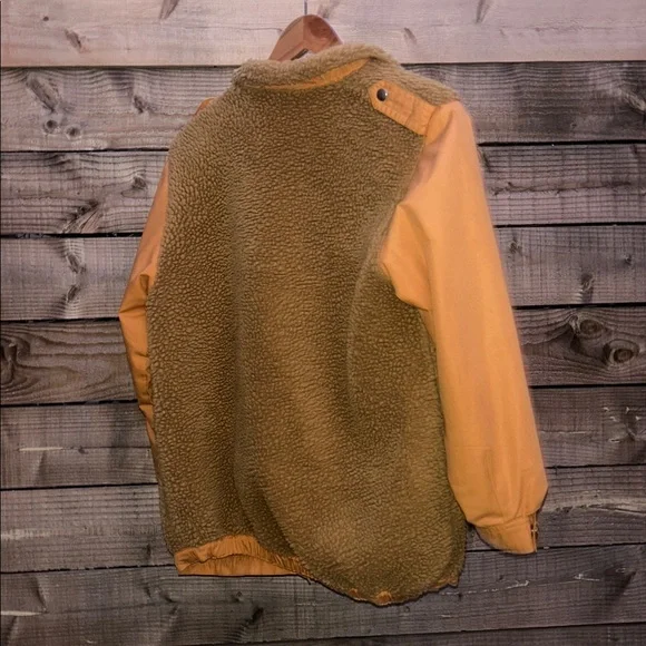 Vintage Brown and orange Sherpa Jacket - Picture 4 of 4